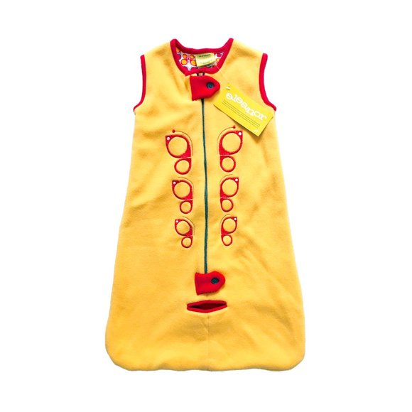 Eleanor by Kalencom Yellow Baby Sleeping Bag - 0-9 mos. Infant Fleece Sleep Sack - Picture 1 of 4